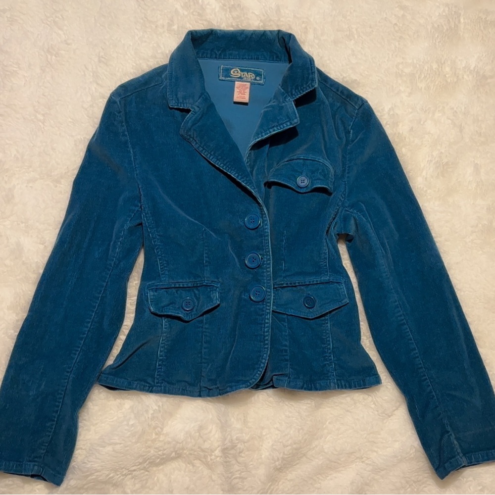 Women's Blue Corduroy Jacket (SOLD)